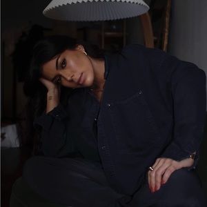 Zara Denim Button Down Shirt